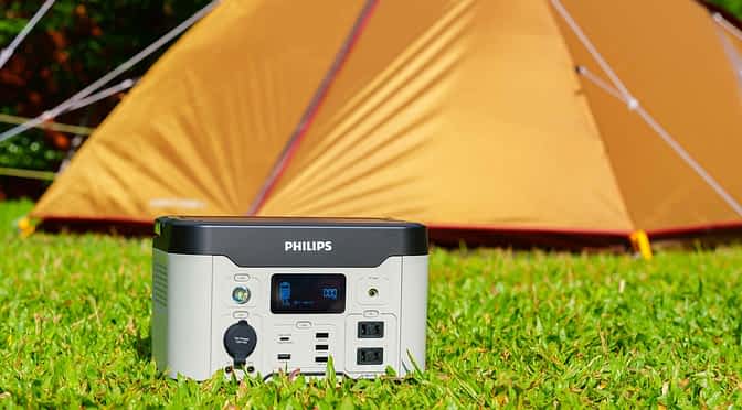 去露营或停电时怎麽可以少了它？！超便利的 PHILIPS 600W 行动电源 DLP8093C 开箱使用分享